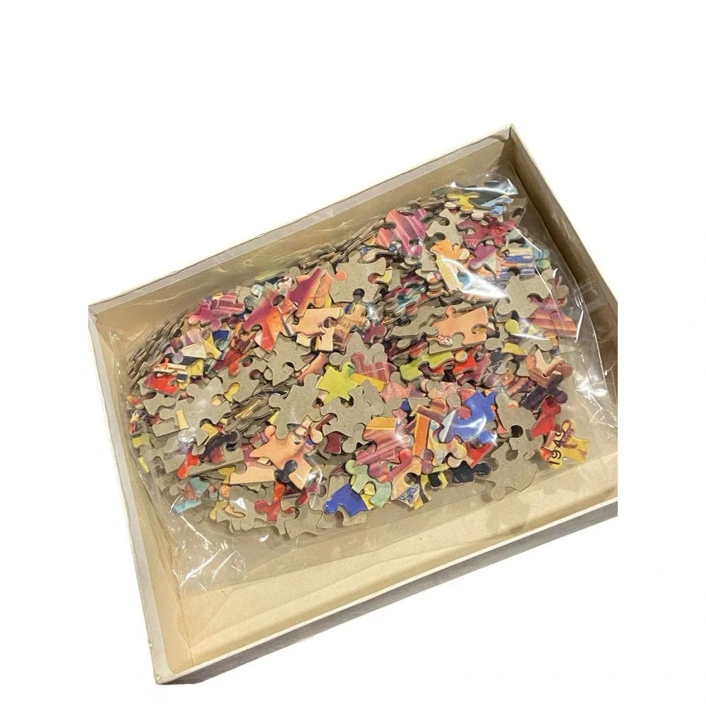 Vintage 1953 Waddington's Circular Coronation 500+ Pc Puzzle Complete